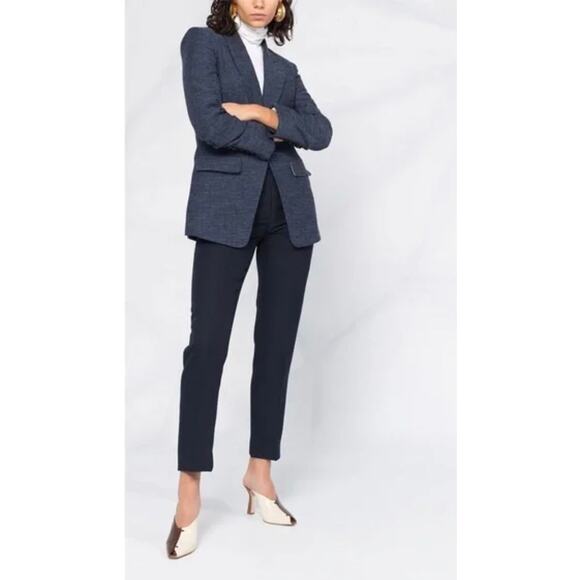 Veronica Beard Martel Navy Dickey Blazer Jacket Size 2 - Picture 2 of 16